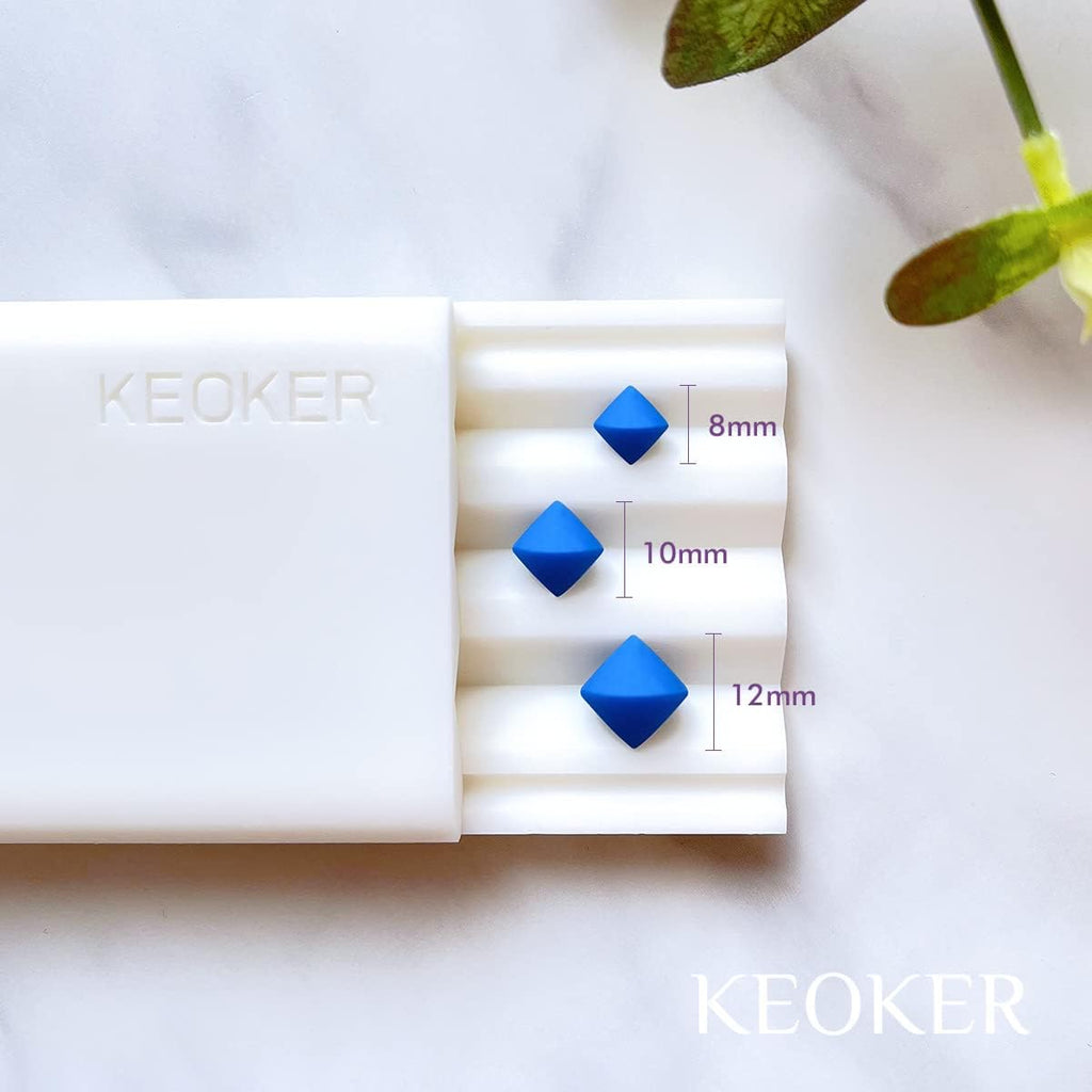 Keoker Polymer Clay Bead Roller, 3D Clay Ball Maker 3 Größen (8mm, 10mm, 12mm), Perfekt Runde Perlen, Erwachsene, Falsche